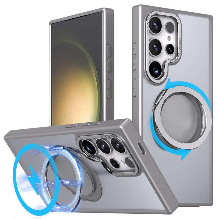 Kalebol 360-degree Rotating MagSafe Magnetic Holder Phone Case, For Samsung Galaxy S24 Ultra 5G, For Samsung Galaxy S24+ 5G, For Samsung Galaxy S24 5G, For Samsung Galaxy S23 FE 5G, For Samsung Galaxy S23 Ultra 5G, For Samsung Galaxy S23+ 5G�����������...