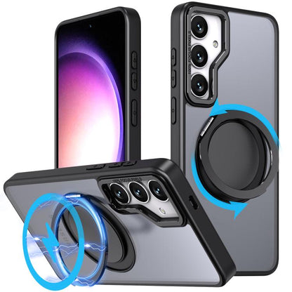 Kalebol 360-degree Rotating MagSafe Magnetic Holder Phone Case, For Samsung Galaxy S24 Ultra 5G, For Samsung Galaxy S24+ 5G, For Samsung Galaxy S24 5G, For Samsung Galaxy S23 FE 5G, For Samsung Galaxy S23 Ultra 5G, For Samsung Galaxy S23+ 5G           ...