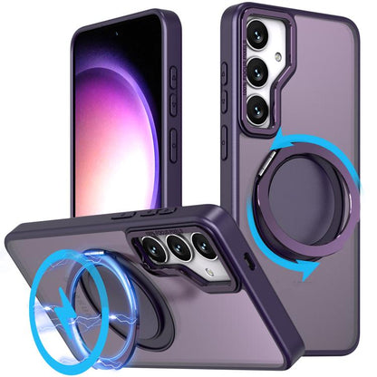 Kalebol 360-degree Rotating MagSafe Magnetic Holder Phone Case, For Samsung Galaxy S24 Ultra 5G, For Samsung Galaxy S24+ 5G, For Samsung Galaxy S24 5G, For Samsung Galaxy S23 FE 5G, For Samsung Galaxy S23 Ultra 5G, For Samsung Galaxy S23+ 5G�����������...