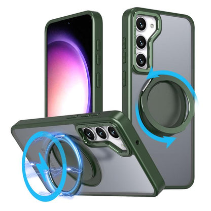 Kalebol 360-degree Rotating MagSafe Magnetic Holder Phone Case, For Samsung Galaxy S24 Ultra 5G, For Samsung Galaxy S24+ 5G, For Samsung Galaxy S24 5G, For Samsung Galaxy S23 FE 5G, For Samsung Galaxy S23 Ultra 5G, For Samsung Galaxy S23+ 5G�����������...