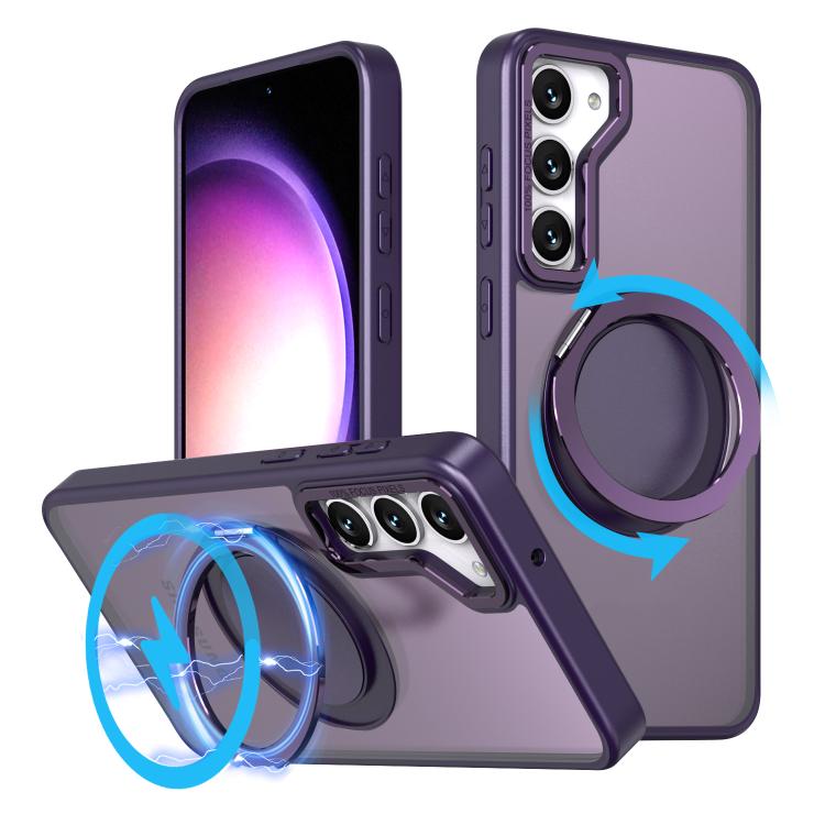 Kalebol 360-degree Rotating MagSafe Magnetic Holder Phone Case, For Samsung Galaxy S24 Ultra 5G, For Samsung Galaxy S24+ 5G, For Samsung Galaxy S24 5G, For Samsung Galaxy S23 FE 5G, For Samsung Galaxy S23 Ultra 5G, For Samsung Galaxy S23+ 5G�����������...
