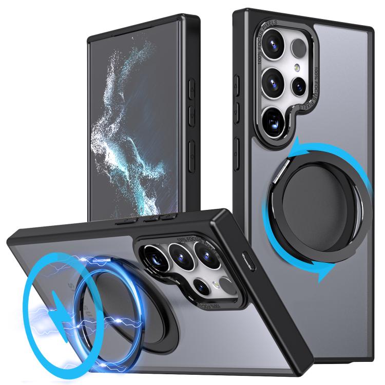 Kalebol 360-degree Rotating MagSafe Magnetic Holder Phone Case, For Samsung Galaxy S24 Ultra 5G, For Samsung Galaxy S24+ 5G, For Samsung Galaxy S24 5G, For Samsung Galaxy S23 FE 5G, For Samsung Galaxy S23 Ultra 5G, For Samsung Galaxy S23+ 5G�����������...