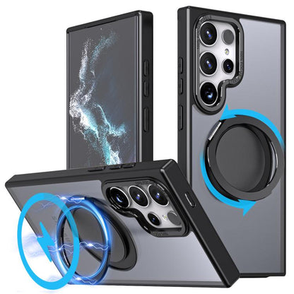 Kalebol 360-degree Rotating MagSafe Magnetic Holder Phone Case, For Samsung Galaxy S24 Ultra 5G, For Samsung Galaxy S24+ 5G, For Samsung Galaxy S24 5G, For Samsung Galaxy S23 FE 5G, For Samsung Galaxy S23 Ultra 5G, For Samsung Galaxy S23+ 5G�����������...