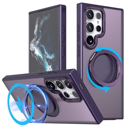 Kalebol 360-degree Rotating MagSafe Magnetic Holder Phone Case, For Samsung Galaxy S24 Ultra 5G, For Samsung Galaxy S24+ 5G, For Samsung Galaxy S24 5G, For Samsung Galaxy S23 FE 5G, For Samsung Galaxy S23 Ultra 5G, For Samsung Galaxy S23+ 5G�����������...