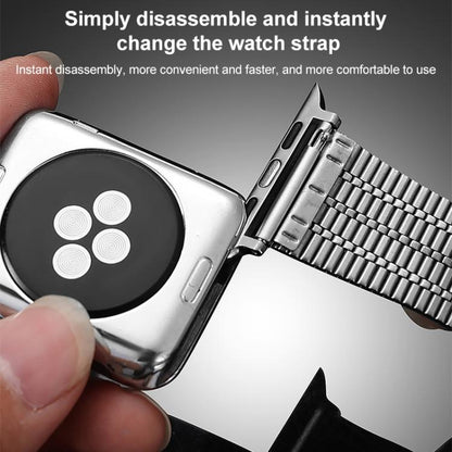 xDfind Seven Beads Buckle Stainless Steel Watch Band, For Apple Watch 42 / 44 / 45 / 46 / 49mm, For Apple Watch 38 / 40 / 41 / S10 42mm