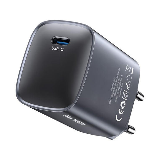USAMS CC323 T66 45W USB-C / Type-C GaN Fast Charger, EU Plug