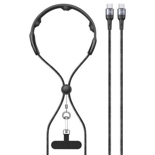 USAMS SJ759 U89 100W Fast Data Charging Cable with Massager, Length: 1.4m, SJ759USB01