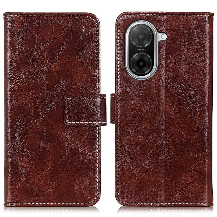 Retro Crazy Horse Texture Leather Phone Case, For Redmi A7 Pro 171mm/Poco C85x 5G, For Redmi Turbo 5 Max / Poco X8 Pro Max, For Redmi Turbo 5 5G / Poco X8 Pro 5G, For Redmi Note 15 Pro+ 5G Global 163.3mm, For Redmi Note 15 5G Global 164mm              ...