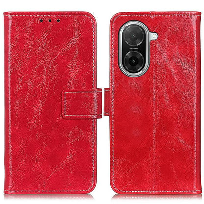 Retro Crazy Horse Texture Leather Phone Case, For Redmi A7 Pro 171mm/Poco C85x 5G, For Redmi Turbo 5 Max / Poco X8 Pro Max, For Redmi Turbo 5 5G / Poco X8 Pro 5G, For Redmi Note 15 Pro+ 5G Global 163.3mm, For Redmi Note 15 5G Global 164mm              ...
