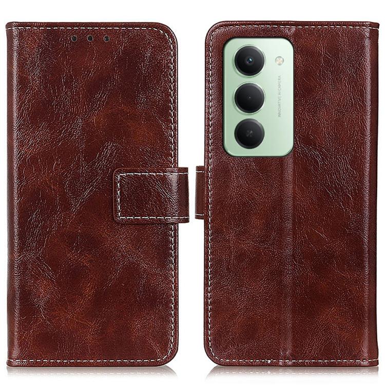Retro Crazy Horse Texture Leather Phone Case, For Redmi A7 Pro 171mm/Poco C85x 5G, For Redmi Turbo 5 Max / Poco X8 Pro Max, For Redmi Turbo 5 5G / Poco X8 Pro 5G, For Redmi Note 15 Pro+ 5G Global 163.3mm, For Redmi Note 15 5G Global 164mm              ...