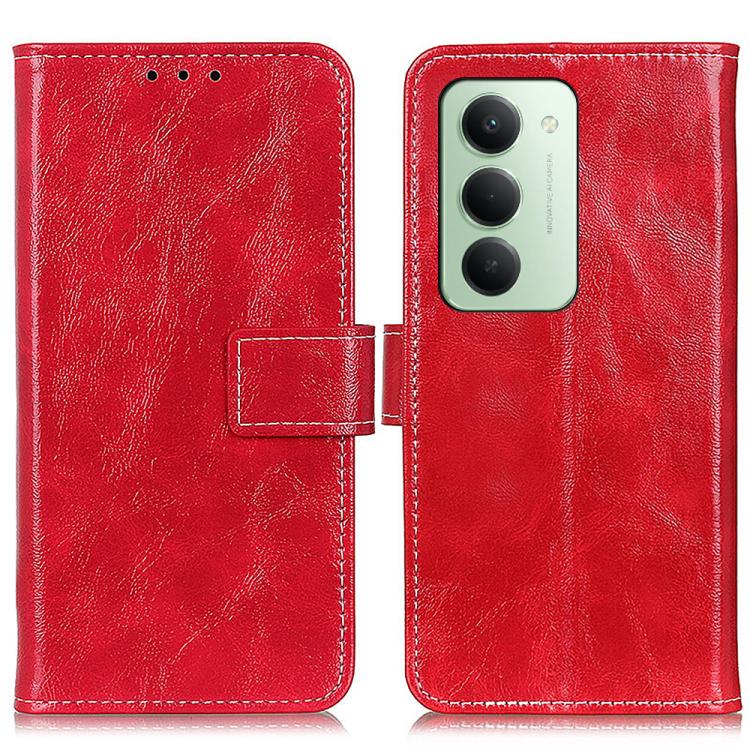 Retro Crazy Horse Texture Leather Phone Case, For Redmi A7 Pro 171mm/Poco C85x 5G, For Redmi Turbo 5 Max / Poco X8 Pro Max, For Redmi Turbo 5 5G / Poco X8 Pro 5G, For Redmi Note 15 Pro+ 5G Global 163.3mm, For Redmi Note 15 5G Global 164mm              ...