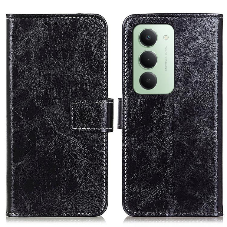 Retro Crazy Horse Texture Leather Phone Case, For Redmi A7 Pro 171mm/Poco C85x 5G, For Redmi Turbo 5 Max / Poco X8 Pro Max, For Redmi Turbo 5 5G / Poco X8 Pro 5G, For Redmi Note 15 Pro+ 5G Global 163.3mm, For Redmi Note 15 5G Global 164mm              ...