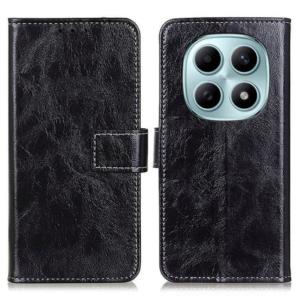 Retro Crazy Horse Texture Leather Phone Case, For Redmi A7 Pro 171mm/Poco C85x 5G, For Redmi Turbo 5 Max / Poco X8 Pro Max, For Redmi Turbo 5 5G / Poco X8 Pro 5G, For Redmi Note 15 Pro+ 5G Global 163.3mm, For Redmi Note 15 5G Global 164mm              ...