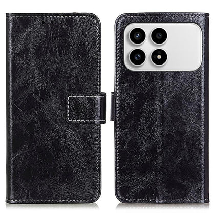 Retro Crazy Horse Texture Leather Phone Case, For Redmi A7 Pro 171mm/Poco C85x 5G, For Redmi Turbo 5 Max / Poco X8 Pro Max, For Redmi Turbo 5 5G / Poco X8 Pro 5G, For Redmi Note 15 Pro+ 5G Global 163.3mm, For Redmi Note 15 5G Global 164mm              ...