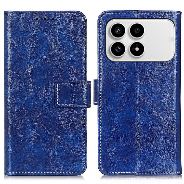 Retro Crazy Horse Texture Leather Phone Case, For Redmi A7 Pro 171mm/Poco C85x 5G, For Redmi Turbo 5 Max / Poco X8 Pro Max, For Redmi Turbo 5 5G / Poco X8 Pro 5G, For Redmi Note 15 Pro+ 5G Global 163.3mm, For Redmi Note 15 5G Global 164mm              ...