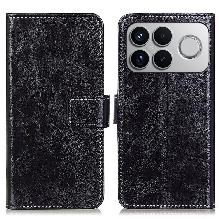 Retro Crazy Horse Texture Leather Phone Case, For Redmi A7 Pro 171mm/Poco C85x 5G, For Redmi Turbo 5 Max / Poco X8 Pro Max, For Redmi Turbo 5 5G / Poco X8 Pro 5G, For Redmi Note 15 Pro+ 5G Global 163.3mm, For Redmi Note 15 5G Global 164mm              ...