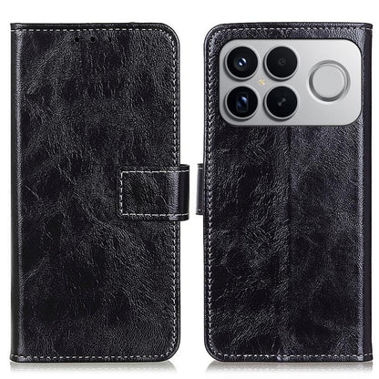 Retro Crazy Horse Texture Leather Phone Case, For Redmi A7 Pro 171mm/Poco C85x 5G, For Redmi Turbo 5 Max / Poco X8 Pro Max, For Redmi Turbo 5 5G / Poco X8 Pro 5G, For Redmi Note 15 Pro+ 5G Global 163.3mm, For Redmi Note 15 5G Global 164mm              ...