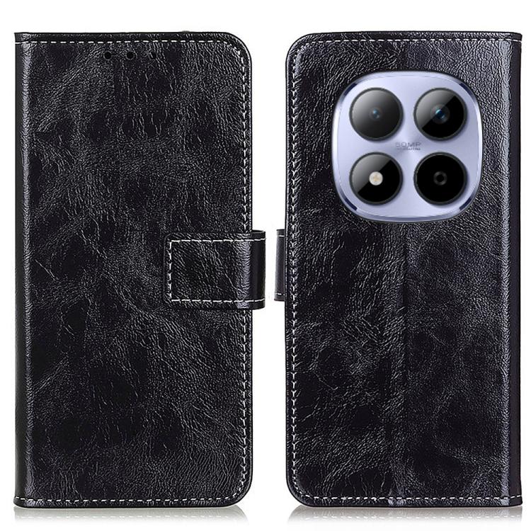 Retro Crazy Horse Texture Leather Phone Case, For Redmi A7 Pro 171mm/Poco C85x 5G, For Redmi Turbo 5 Max / Poco X8 Pro Max, For Redmi Turbo 5 5G / Poco X8 Pro 5G, For Redmi Note 15 Pro+ 5G Global 163.3mm, For Redmi Note 15 5G Global 164mm              ...