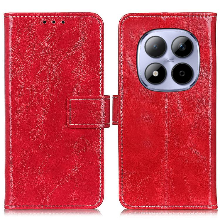 Retro Crazy Horse Texture Leather Phone Case, For Redmi A7 Pro 171mm/Poco C85x 5G, For Redmi Turbo 5 Max / Poco X8 Pro Max, For Redmi Turbo 5 5G / Poco X8 Pro 5G, For Redmi Note 15 Pro+ 5G Global 163.3mm, For Redmi Note 15 5G Global 164mm              ...