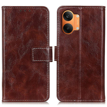 Retro Crazy Horse Texture Leather Phone Case, For Redmi A7 Pro 171mm/Poco C85x 5G, For Redmi Turbo 5 Max / Poco X8 Pro Max, For Redmi Turbo 5 5G / Poco X8 Pro 5G, For Redmi Note 15 Pro+ 5G Global 163.3mm, For Redmi Note 15 5G Global 164mm              ...