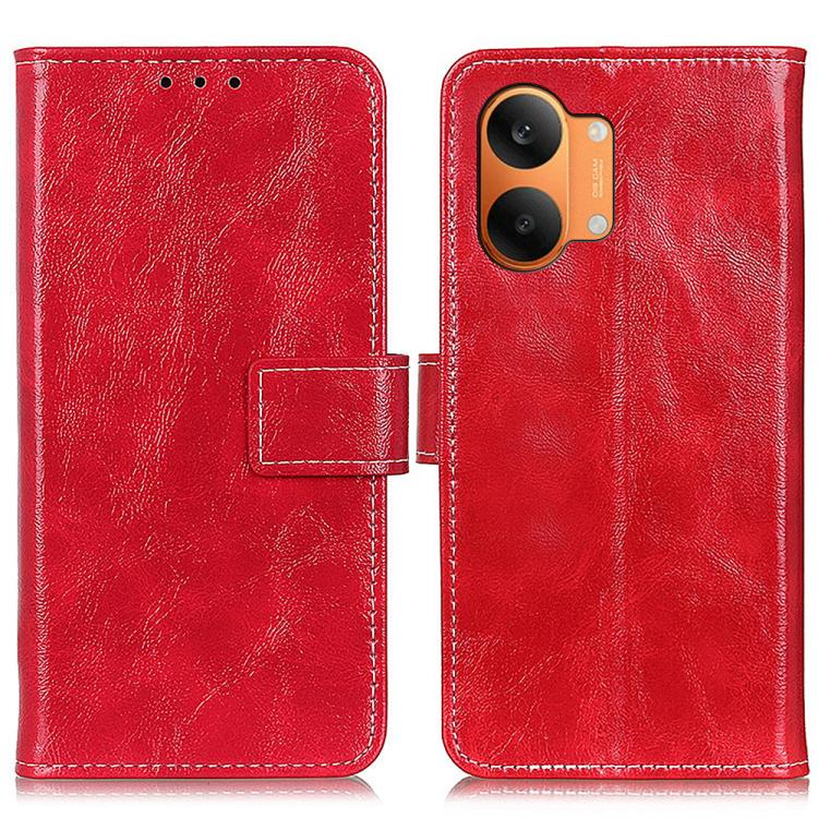 Retro Crazy Horse Texture Leather Phone Case, For Redmi A7 Pro 171mm/Poco C85x 5G, For Redmi Turbo 5 Max / Poco X8 Pro Max, For Redmi Turbo 5 5G / Poco X8 Pro 5G, For Redmi Note 15 Pro+ 5G Global 163.3mm, For Redmi Note 15 5G Global 164mm              ...