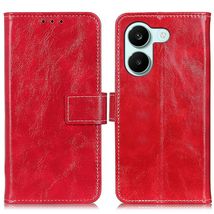 Retro Crazy Horse Texture Leather Phone Case, For Redmi A7 Pro 171mm/Poco C85x 5G, For Redmi Turbo 5 Max / Poco X8 Pro Max, For Redmi Turbo 5 5G / Poco X8 Pro 5G, For Redmi Note 15 Pro+ 5G Global 163.3mm, For Redmi Note 15 5G Global 164mm              ...
