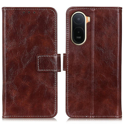 Retro Crazy Horse Texture Leather Phone Case, For Redmi A7 Pro 171mm/Poco C85x 5G, For Redmi Turbo 5 Max / Poco X8 Pro Max, For Redmi Turbo 5 5G / Poco X8 Pro 5G, For Redmi Note 15 Pro+ 5G Global 163.3mm, For Redmi Note 15 5G Global 164mm              ...