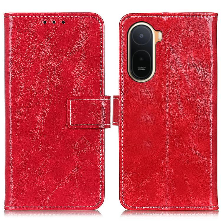 Retro Crazy Horse Texture Leather Phone Case, For Redmi A7 Pro 171mm/Poco C85x 5G, For Redmi Turbo 5 Max / Poco X8 Pro Max, For Redmi Turbo 5 5G / Poco X8 Pro 5G, For Redmi Note 15 Pro+ 5G Global 163.3mm, For Redmi Note 15 5G Global 164mm              ...