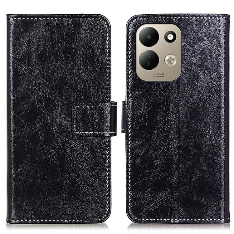 Retro Crazy Horse Texture Leather Phone Case, For Redmi 17 5G / 4G Global 170mm, For Redmi Note 17 5G/4G Global 164mm, For Redmi A7 Pro 171mm/Poco C85x 5G, For Redmi Turbo 5 Max / Poco X8 Pro Max, For Redmi Turbo 5 5G / Poco X8 Pro 5G                  ...
