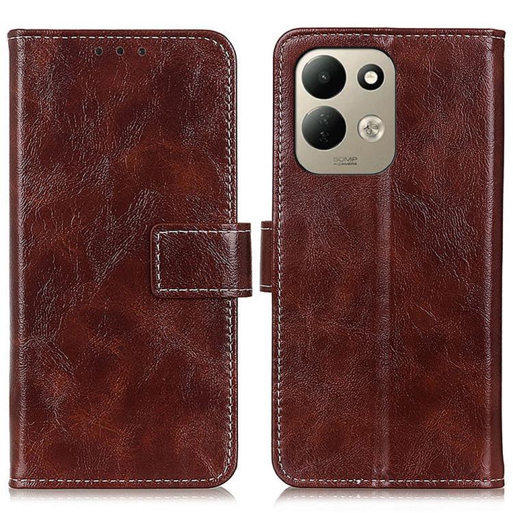 Retro Crazy Horse Texture Leather Phone Case, For Redmi 17 5G / 4G Global 170mm, For Redmi Note 17 5G/4G Global 164mm, For Redmi A7 Pro 171mm/Poco C85x 5G, For Redmi Turbo 5 Max / Poco X8 Pro Max, For Redmi Turbo 5 5G / Poco X8 Pro 5G                  ...
