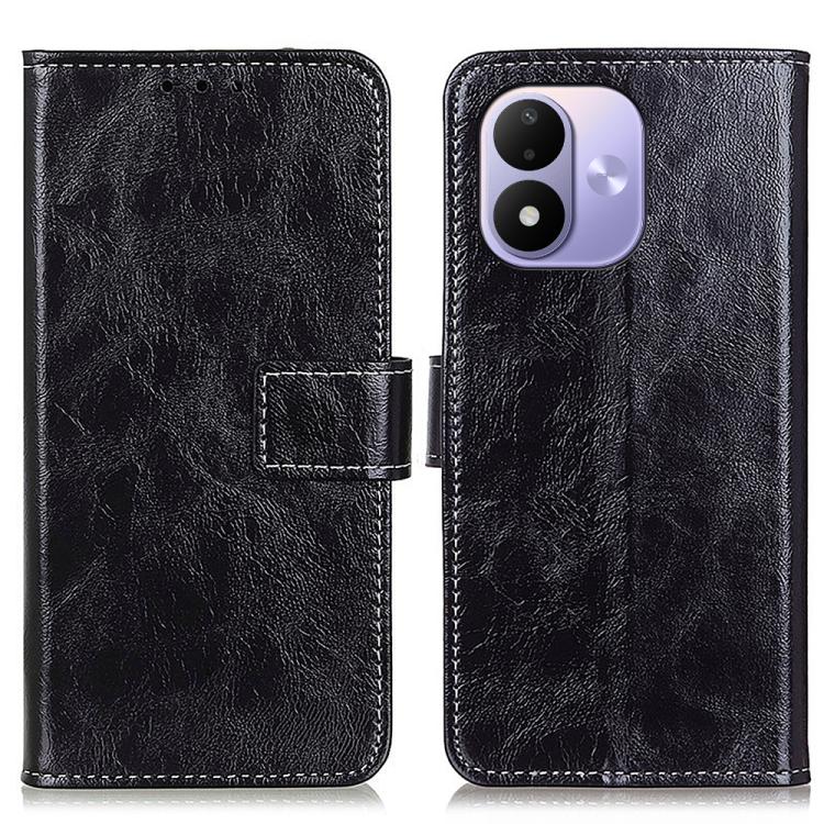 Retro Crazy Horse Texture Leather Phone Case, For Redmi 17 5G / 4G Global 170mm, For Redmi Note 17 5G/4G Global 164mm, For Redmi A7 Pro 171mm/Poco C85x 5G, For Redmi Turbo 5 Max / Poco X8 Pro Max, For Redmi Turbo 5 5G / Poco X8 Pro 5G                  ...