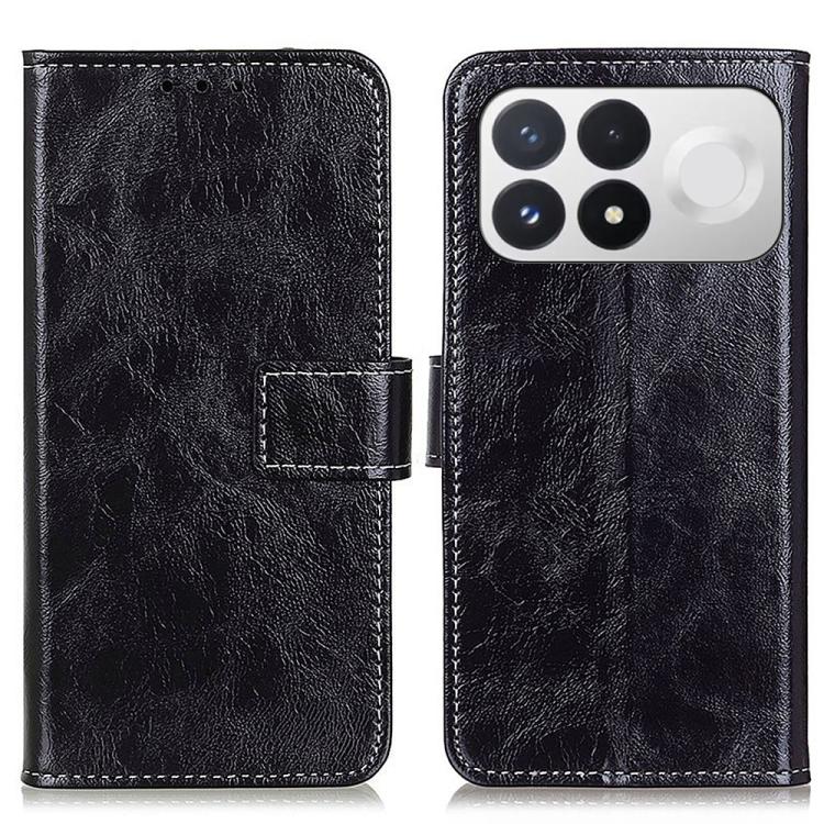 Retro Crazy Horse Texture Leather Phone Case, For Redmi Note 17 5G/4G Global 169.7mm, For Redmi Note 17 Pro+ 5G Global 163.4mm, For Redmi Note 17 Pro 5G Global 163.5mm, For Redmi K100 Pro Max/Poco F9 Ultra 5G, For Redmi K100 Pro 5G/Poco F9 Pro 5G      ...