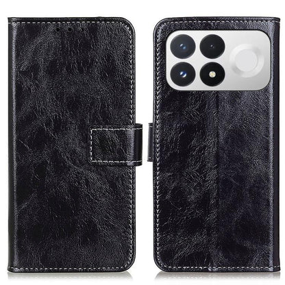 Retro Crazy Horse Texture Leather Phone Case, For Redmi Note 17 5G/4G Global 169.7mm, For Redmi Note 17 Pro+ 5G Global 163.4mm, For Redmi Note 17 Pro 5G Global 163.5mm, For Redmi K100 Pro Max/Poco F9 Ultra 5G, For Redmi K100 Pro 5G/Poco F9 Pro 5G      ...