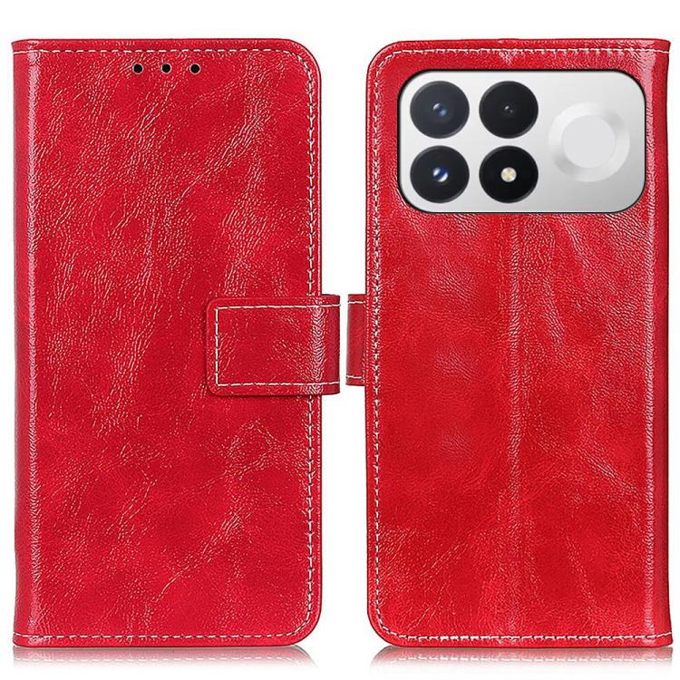 Retro Crazy Horse Texture Leather Phone Case, For Redmi Note 17 5G/4G Global 169.7mm, For Redmi Note 17 Pro+ 5G Global 163.4mm, For Redmi Note 17 Pro 5G Global 163.5mm, For Redmi K100 Pro Max/Poco F9 Ultra 5G, For Redmi K100 Pro 5G/Poco F9 Pro 5G      ...