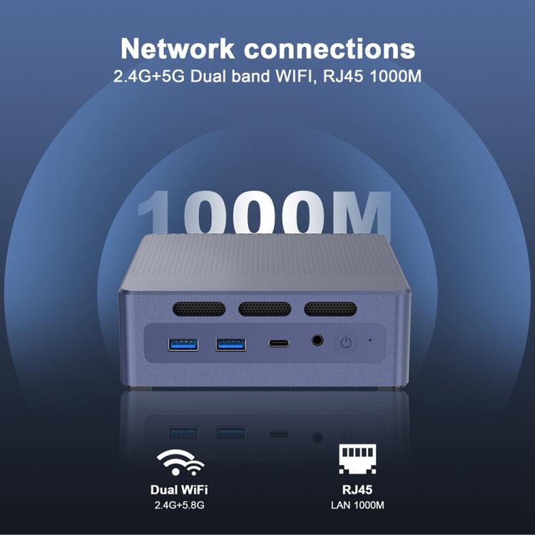 GXMO N9(N95) Windows 11 Intel ADL-N N95 4-Core Processor Mini Computer, 16GB+512GB