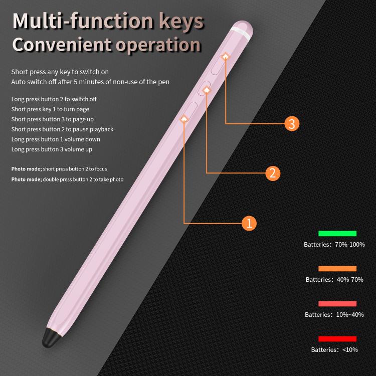 Multi-functional Bluetooth Capacitive Stylus Pen with Pen Slot, For Samsung Galaxy Z Fold7 5G