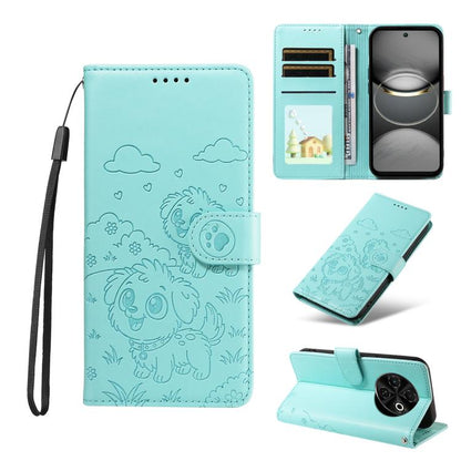 Embossed Heart Dog RFID Blocking Wallet Leather Phone Case, For Tecno Spark 40 5G / GO 5G 2025, For Tecno Spark Go 2024 / 20 4G / Pop 8, For Tecno Pova 7 Pro 5G, For Tecno Pova 7 5G, For Tecno Spark 40 Pro+ 4G, For Tecno Spark 40 Pro 4G                ...