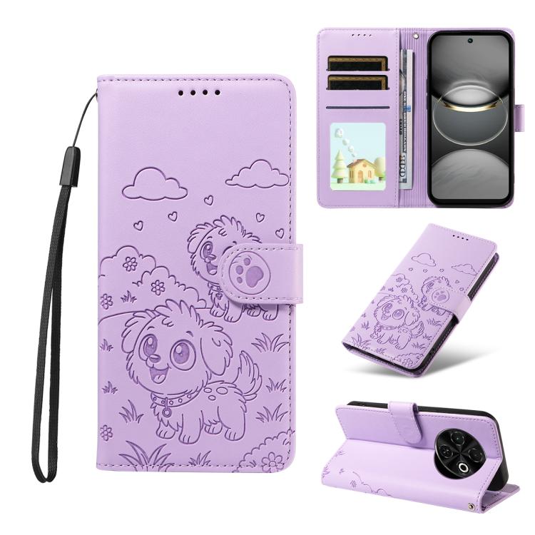 Embossed Heart Dog RFID Blocking Wallet Leather Phone Case, For Tecno Spark 40 5G / GO 5G 2025, For Tecno Spark Go 2024 / 20 4G / Pop 8, For Tecno Pova 7 Pro 5G, For Tecno Pova 7 5G, For Tecno Spark 40 Pro+ 4G, For Tecno Spark 40 Pro 4G                ...