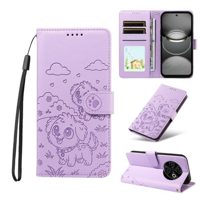 Embossed Heart Dog RFID Blocking Wallet Leather Phone Case, For Tecno Spark 40 5G / GO 5G 2025, For Tecno Spark Go 2024 / 20 4G / Pop 8, For Tecno Pova 7 Pro 5G, For Tecno Pova 7 5G, For Tecno Spark 40 Pro+ 4G, For Tecno Spark 40 Pro 4G                ...