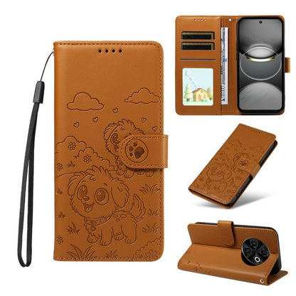 Embossed Heart Dog RFID Blocking Wallet Leather Phone Case, For Tecno Spark 40 5G / GO 5G 2025, For Tecno Spark Go 2024 / 20 4G / Pop 8, For Tecno Pova 7 Pro 5G, For Tecno Pova 7 5G, For Tecno Spark 40 Pro+ 4G, For Tecno Spark 40 Pro 4G                ...