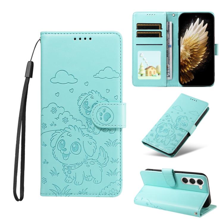 Embossed Heart Dog RFID Blocking Wallet Leather Phone Case, For Tecno Spark 40 5G / GO 5G 2025, For Tecno Spark Go 2024 / 20 4G / Pop 8, For Tecno Pova 7 Pro 5G, For Tecno Pova 7 5G, For Tecno Spark 40 Pro+ 4G, For Tecno Spark 40 Pro 4G                ...