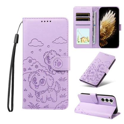 Embossed Heart Dog RFID Blocking Wallet Leather Phone Case, For Tecno Spark 40 5G / GO 5G 2025, For Tecno Spark Go 2024 / 20 4G / Pop 8, For Tecno Pova 7 Pro 5G, For Tecno Pova 7 5G, For Tecno Spark 40 Pro+ 4G, For Tecno Spark 40 Pro 4G                ...