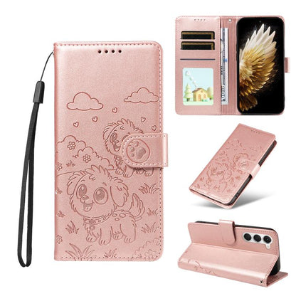 Embossed Heart Dog RFID Blocking Wallet Leather Phone Case, For Tecno Spark 40 5G / GO 5G 2025, For Tecno Spark Go 2024 / 20 4G / Pop 8, For Tecno Pova 7 Pro 5G, For Tecno Pova 7 5G, For Tecno Spark 40 Pro+ 4G, For Tecno Spark 40 Pro 4G                ...