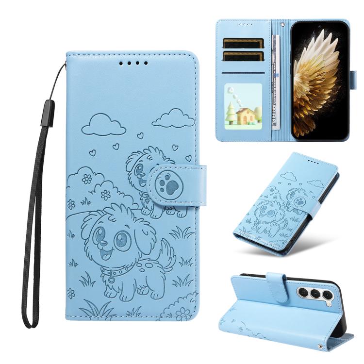 Embossed Heart Dog RFID Blocking Wallet Leather Phone Case, For Tecno Spark 40 5G / GO 5G 2025, For Tecno Spark Go 2024 / 20 4G / Pop 8, For Tecno Pova 7 Pro 5G, For Tecno Pova 7 5G, For Tecno Spark 40 Pro+ 4G, For Tecno Spark 40 Pro 4G                ...