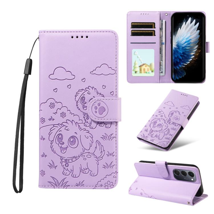 Embossed Heart Dog RFID Blocking Wallet Leather Phone Case, For Tecno Spark 40 5G / GO 5G 2025, For Tecno Spark Go 2024 / 20 4G / Pop 8, For Tecno Pova 7 Pro 5G, For Tecno Pova 7 5G, For Tecno Spark 40 Pro+ 4G, For Tecno Spark 40 Pro 4G                ...