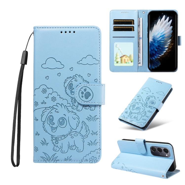 Embossed Heart Dog RFID Blocking Wallet Leather Phone Case, For Tecno Spark 40 5G / GO 5G 2025, For Tecno Spark Go 2024 / 20 4G / Pop 8, For Tecno Pova 7 Pro 5G, For Tecno Pova 7 5G, For Tecno Spark 40 Pro+ 4G, For Tecno Spark 40 Pro 4G                ...