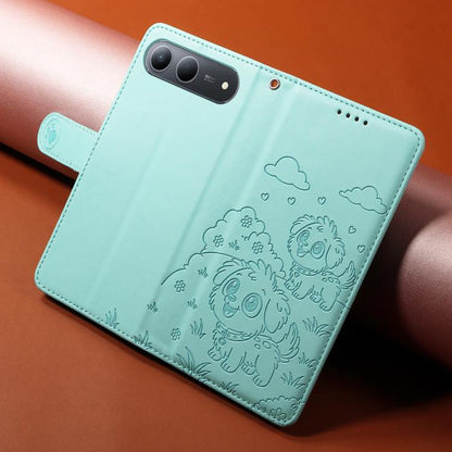 Embossed Heart Dog RFID Blocking Wallet Leather Phone Case, For Tecno Spark 40 5G / GO 5G 2025, For Tecno Spark Go 2024 / 20 4G / Pop 8, For Tecno Pova 7 Pro 5G, For Tecno Pova 7 5G, For Tecno Spark 40 Pro+ 4G, For Tecno Spark 40 Pro 4G                ...