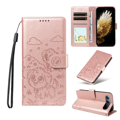 Embossed Heart Dog RFID Blocking Wallet Leather Phone Case, For Tecno Spark 40 5G / GO 5G 2025, For Tecno Spark Go 2024 / 20 4G / Pop 8, For Tecno Pova 7 Pro 5G, For Tecno Pova 7 5G, For Tecno Spark 40 Pro+ 4G, For Tecno Spark 40 Pro 4G                ...