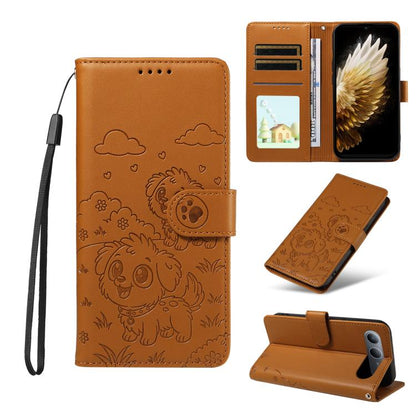 Embossed Heart Dog RFID Blocking Wallet Leather Phone Case, For Tecno Spark 40 5G / GO 5G 2025, For Tecno Spark Go 2024 / 20 4G / Pop 8, For Tecno Pova 7 Pro 5G, For Tecno Pova 7 5G, For Tecno Spark 40 Pro+ 4G, For Tecno Spark 40 Pro 4G                ...