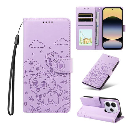 Embossed Heart Dog RFID Blocking Wallet Leather Phone Case, For Redmi K80 Pro / Poco F7 Ultra, For Redmi K80 / Poco F7 Pro, For Redmi 14C 4G / 5G / 14R / A4, For Redmi Note 14 4G 164.84mm, For Redmi Note 14 Pro+ 5G / 14 Pro 4G                          ...